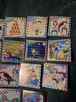 A Bundle Of Pokemon Artbox Prism Stickers & 1 Gold (Vintage-1999). - Image 3