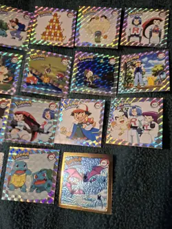 A Bundle Of Pokemon Artbox Prism Stickers & 1 Gold (Vintage-1999). - Image 5