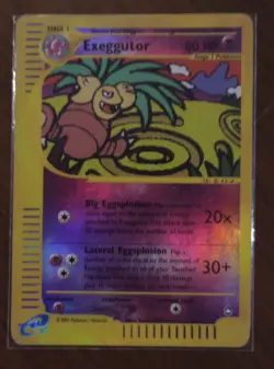 Pokemon E-Cards, Aquapolis + Skyridge - Includes Reverse Exeggutor 13/147 LP-NM - Image 2