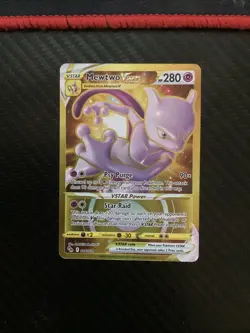 Mewtwo VSTAR (Secret) 086/078 Pokemon GO Holo NM - Image 1