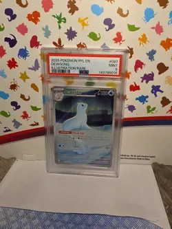 2025 POKEMON PFL EN-PHANTASMAL FLAMES ILLUSTRATION RARE #097 DEWGONG PSA 9 - Image 1