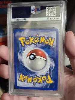 2005 POKEMON EX UNSEEN FORCES #116 ROCKET'S PERSIAN EX-HOLO PSA 9 - Image 3