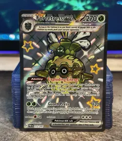 Forretress ex Full Art UR 212/091 Pokemon TCG Paldean Fates Shiny Ultra Rare NM - Image 1