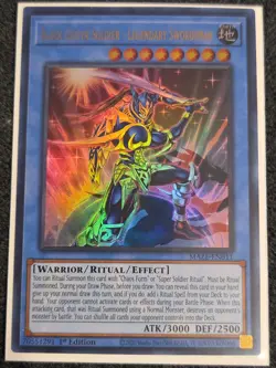 Yugioh MAZE-EN011 Black Luster Soldier - Legendary Swordsman Ultra Rare 1st MINT - Image 1