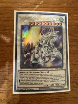 Shooting Star Dragon T.G. EX GFTP-EN044 1st Edition Ultra Rare NM Yugioh - Image 1