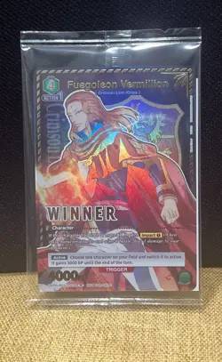 Fuegoleon Vermilion Promo UEPR/BCV-1-039 R Foil Black Clover Union Arena Card EN - Image 1