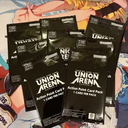 8x Union Arena Action Point Card Pack - Sealed - US - Exclusive Promo Arts - Image 1