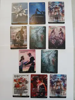 Magic the Gathering Final Fantasy Showcase Cards Used - Image 1