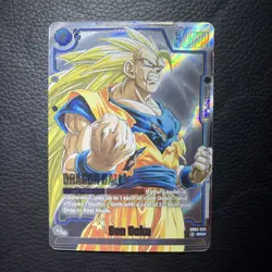 Son Goku SR* SB02-023 Alt Art NM Manga Booster 02 Dragon Ball Card English - Image 1