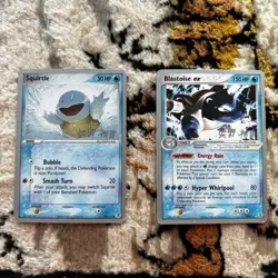Pokemon TCG 2006 World Championships Squirtle & Blastoise ex 2 Cards - Image 1