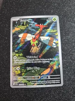 Pokemon TCG Yanma Destined Rivals Full Art Rare Card 183/182 - Image 1