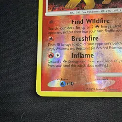 Pokemon Vulpix Shiny SH6-12 Platinum Reverse Holo Rare 2009 Card - Image 4