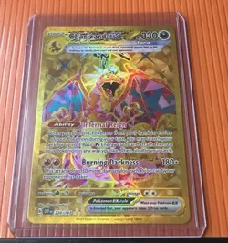 Pokemon TCG Charizard EX Full Art Secret Rare Card Sir Obsidian Flames 228/197 - Image 1