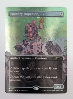 Foundry Inspector (Galaxy ◆FOIL◆) 2106 NM Near Mint SLD Secret Lair Magic MTG - Image 1