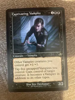 Captivating Vampire Retro Frame NM Innistrad Remastered #374 MTG Free Shipping - Image 1
