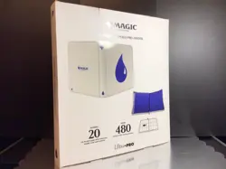 Ultra Pro Binder 12 Pocket Zip Magic the Gathering Mana Island White Blue - Image 1