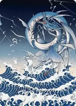 Summon: Leviathan - NM - MTG Magic Art Series: Final Fantasy - Image 1