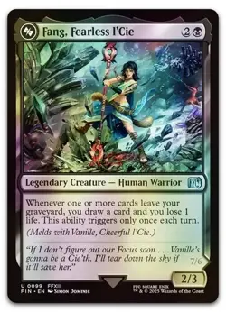 Fang, Fearless l'Cie #99 (Foil) (NM) Final Fantasy FIN Magic MTG - Image 1
