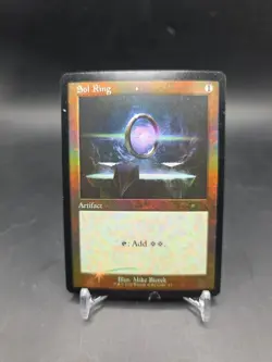 1x MTG Sol Ring Retro Frame Foil WPN Gateway Promo NM x1 - Image 1