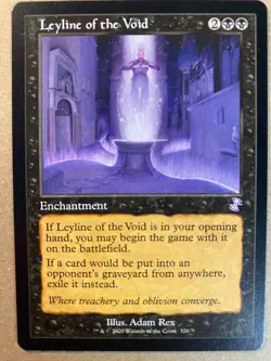 MTG 1x RETRO Leyline of the Void Time Spiral Remastered Magic Gathering x1 NM - Image 1