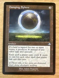 Damping Sphere (Retro) [Dominaria Remastered] Magic MTG - Image 1