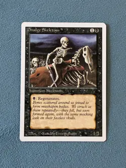Drudge Skeletons, Revised Edition, Magic the Gathering MTG - Image 1
