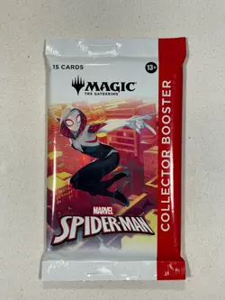 MAGIC THE GATHERING MARVEL'S SPIDER-MAN Collector Booster Pack Factory Sealed - Image 1