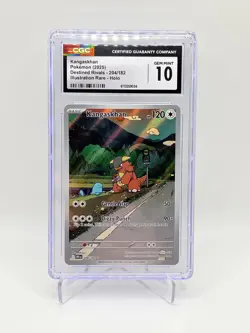 CGC 10 - Kangaskhan 204/182 Illustration Rare - Pokemon Destined Rivals DRI EN - Image 1