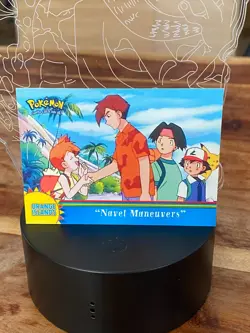 Navel Maneuvers OR10 Pokemon Topps Orange Island blue logo - Image 1