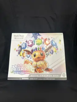 Pokemon TCG Scarlet Violet Prismatic Evolutions ETB Elite Trainer Box Sealed - Image 1