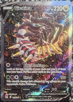 Pokemon TCG Giratina v 186/196 2022 Lost Origin Alt Full Art Mint/Nm Condition - Image 1