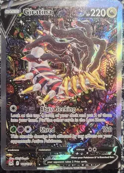 Pokemon TCG Giratina v 186/196 2022 Lost Origin Alt Full Art Mint/Nm Condition - Image 2