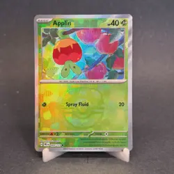Pokemon Applin | 2025 SV Prismatic Evolutions | Reverse Holo Master Ball - Image 1