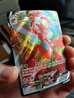 Pokemon TCG Scizor VMAX 119/189 Darkness Ablaze Full Art Ultra Rare NM - Image 3
