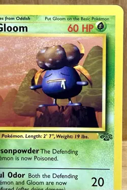 Gloom 37/64 Jungle Set 1st Edition 1999 Vintage Pokemon TCG - Image 4