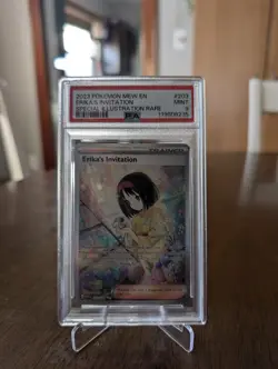 Pokemon S&V 151 Erika's Invitation Special Illustration Rare #203/165 PSA 9 - Image 1