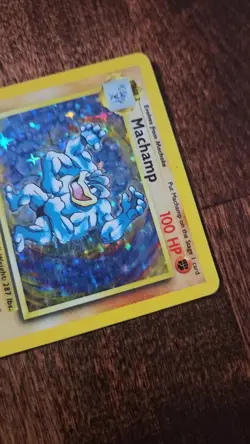 Pokemon TCG Machamp Holo 1st Edition Base Set #8/102 Holo Rare. - Image 2