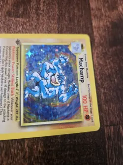 Pokemon TCG Machamp Holo 1st Edition Base Set #8/102 Holo Rare. - Image 3