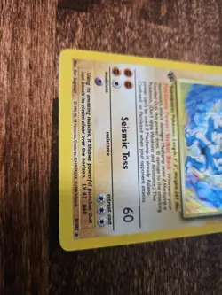 Pokemon TCG Machamp Holo 1st Edition Base Set #8/102 Holo Rare. - Image 4