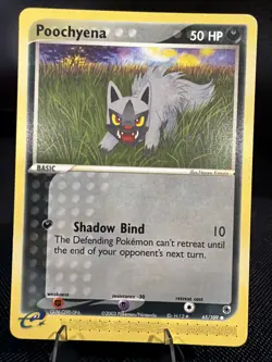 Pokemon TCG Poochyena EX Ruby & Sapphire 65/109 Regular Common Non Holo -VERY LP - Image 1
