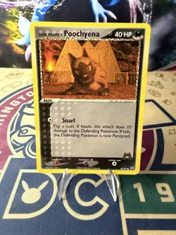Pokemon TCG Team Magma vs Team Aqua Team Magma's Poochyena 65/95 - Image 1
