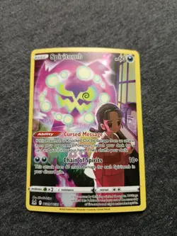 Pokemon TCG Spiritomb Tg09/Tg30 Lost Origin Trainer Gallery Full Art Holo NM - Image 2