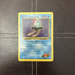 Pokemon TCG - Misty's Tentacool - 32/132 - Gym Heroes - LP Rare (2000) - Image 1