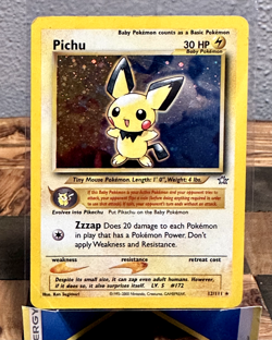 PICHU | Pokemon Neo Genesis Set 12/111 | Rare Holo | NM+ - Image 1