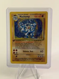 Machamp 008/102 Deck Exclusives 1st Edition Holo Rare 100 HP Pokemon LP - Image 1
