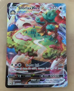 2020 Pokemon Sword & Shield Full Art Snorlax VMAX #142/202 - Image 1