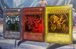 Ultra Rare Egyptian God Set GBI-001 GBI-002 GBI-003 Promo - FOIL BLEED - NM / M - Image 3