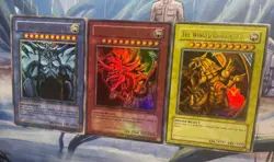 Ultra Rare Egyptian God Set GBI-001 GBI-002 GBI-003 Promo - FOIL BLEED - NM / M - Image 4