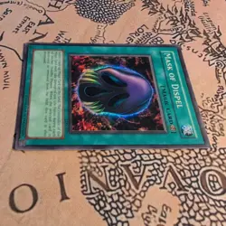 Yu-Gi-Oh! LON-017 Mask Of Dispel (Unlimited Edition) Super Rare, LIGHT PLAY - Image 2