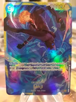 One Piece Tcg Sanji - OP06-119 SEC Premium Booster -The Best- Vol. 2 Foil NM! - Image 1